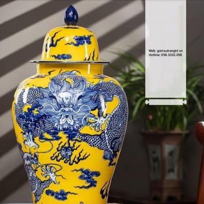 CHÓE MEN VÀNG HỌA TIẾT RỒNG 5 VUỐT